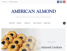Tablet Screenshot of americanalmond.com